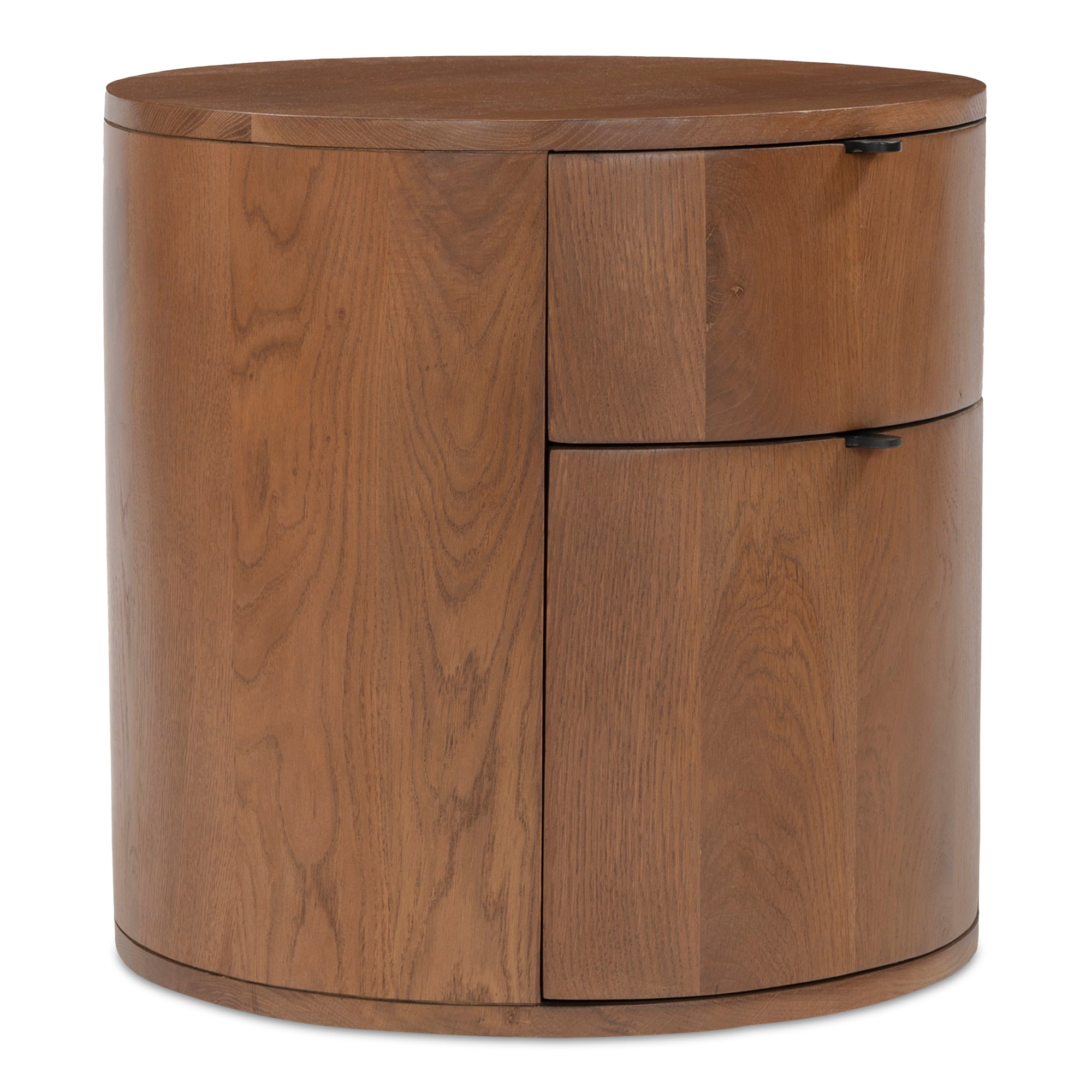 Theo Two Drawer Nightstand Brown