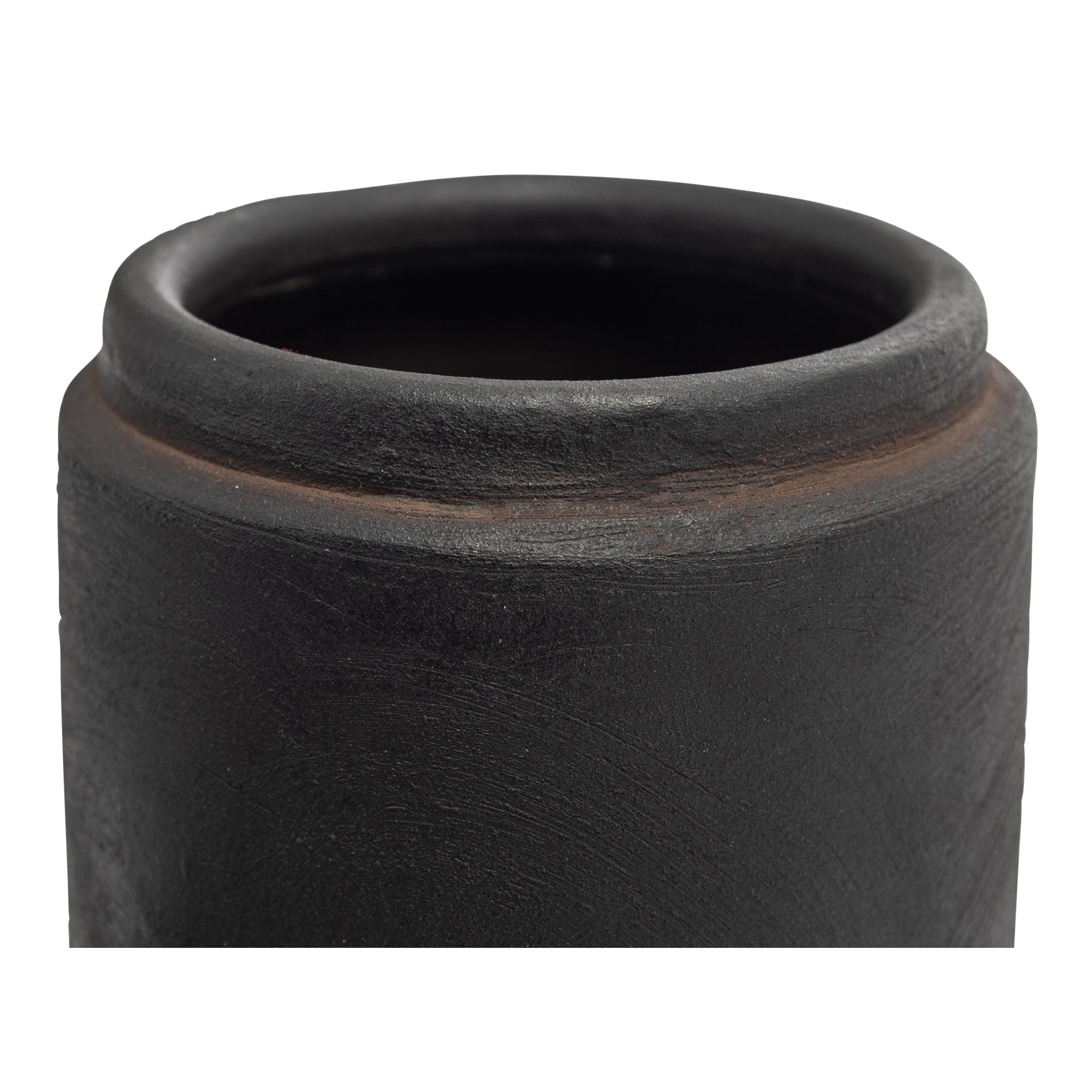 Ezra 12In Vase Matt Black