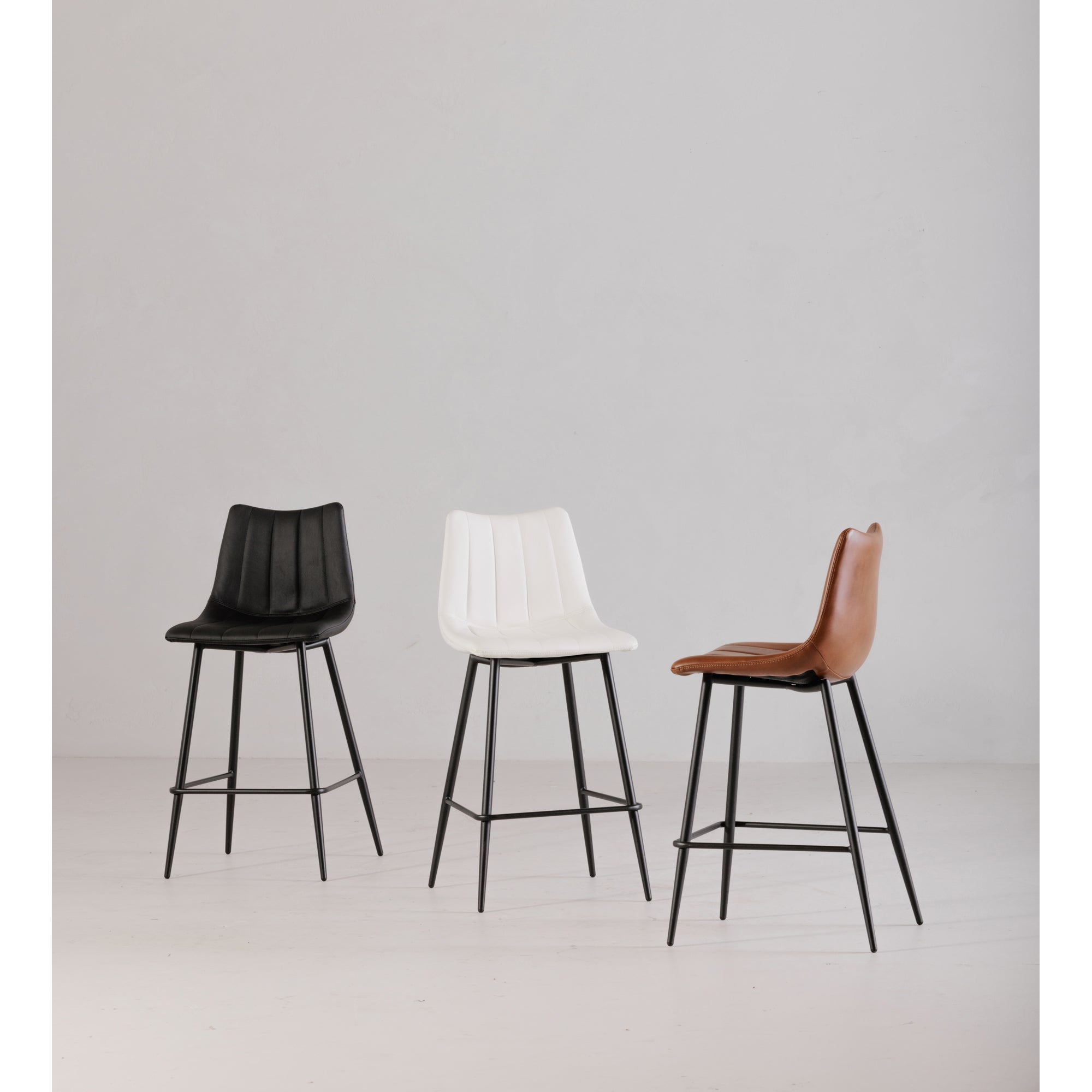 Alibi Barstool Matte Black - Set Of Two