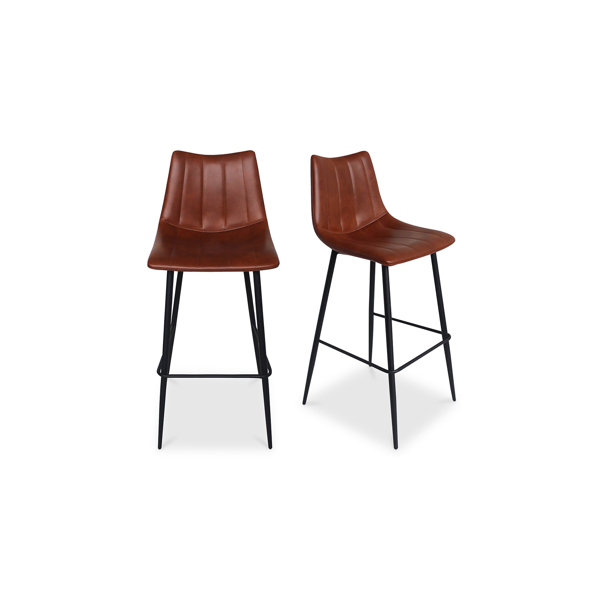 Alibi Barstool Brown - Set Of Two