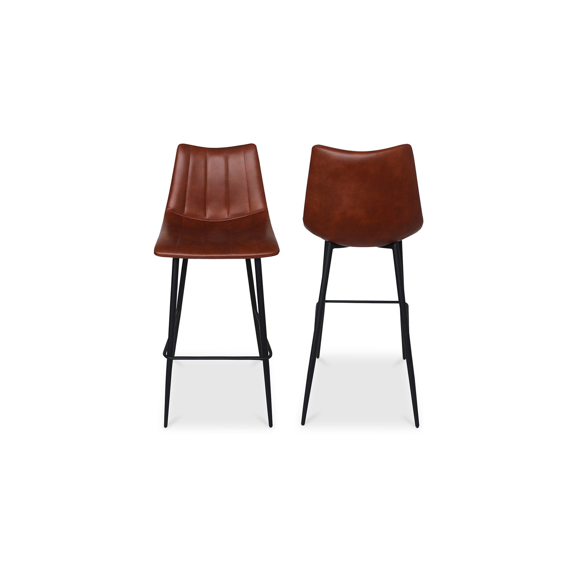 Alibi Barstool Brown - Set Of Two