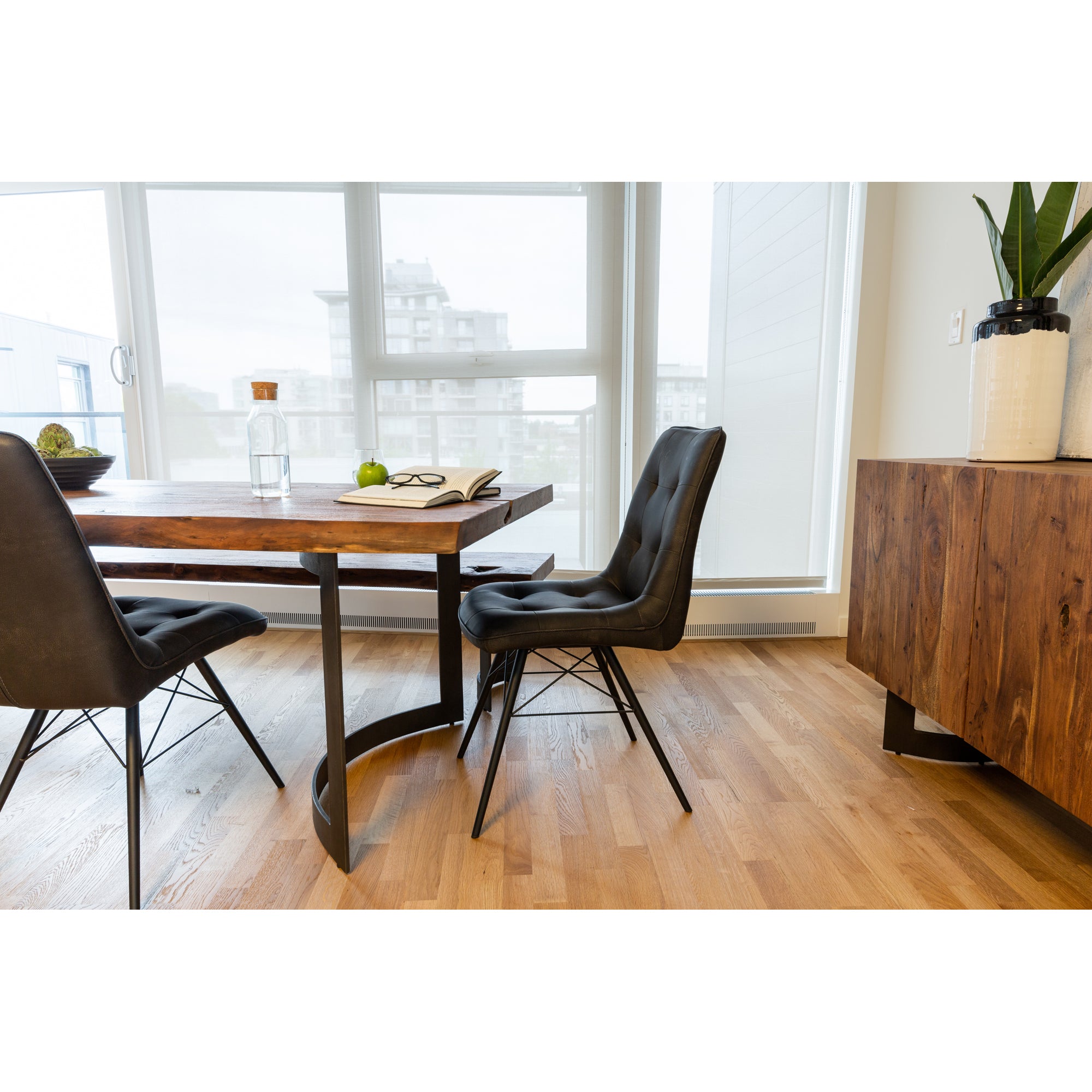 Bent Small Dining Table Brown