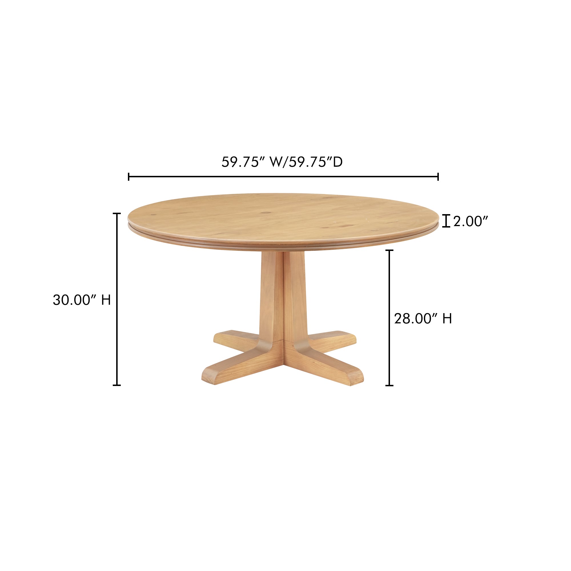 Charles Dining Table Natural