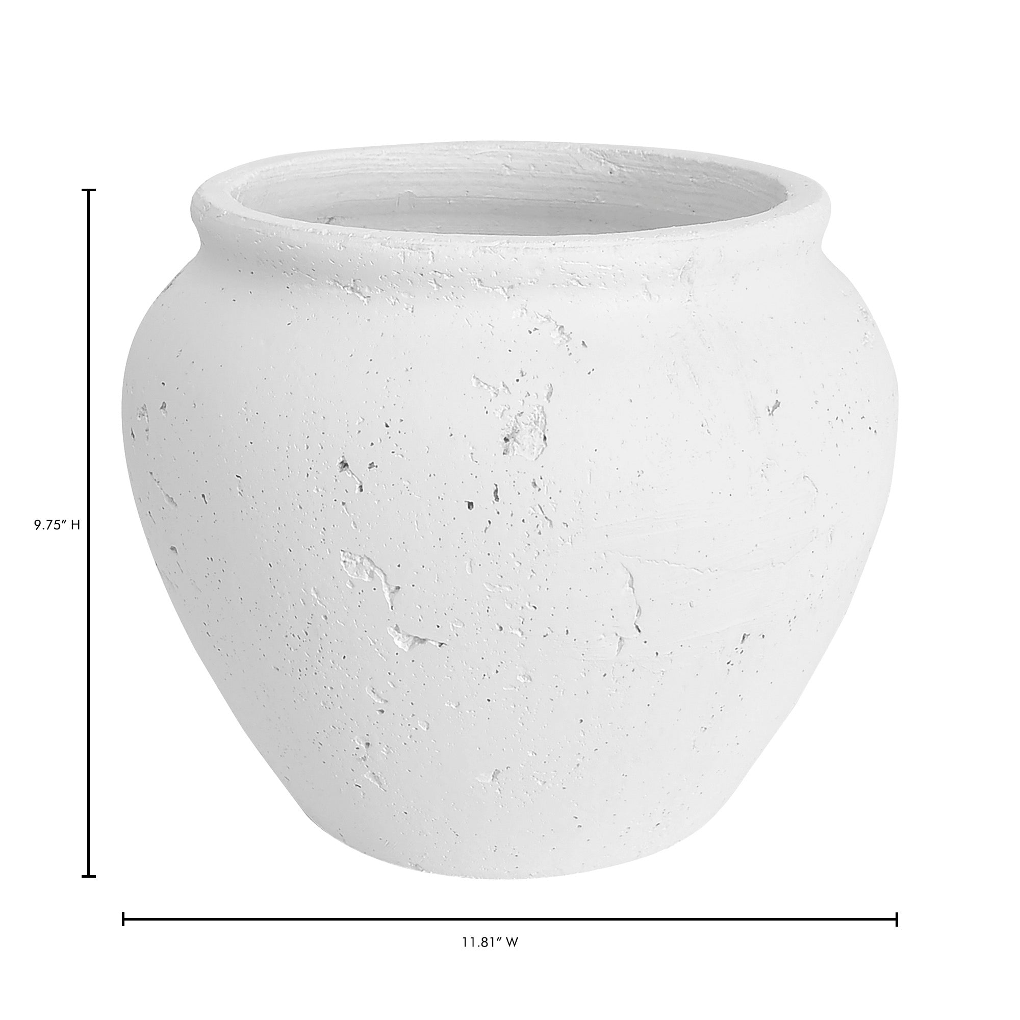 Nisso Decorative Vessel 10In White