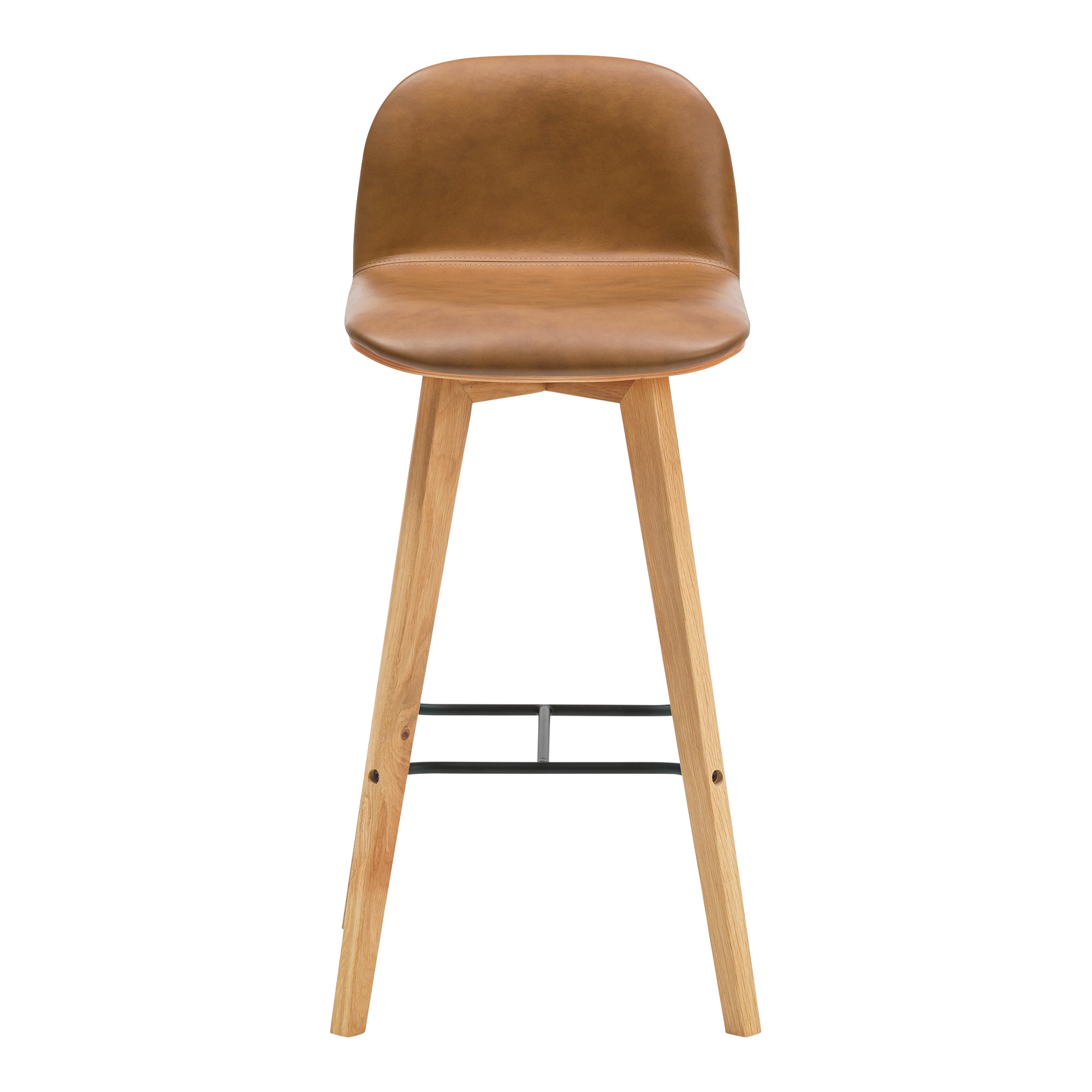 Napoli Leather Bar Stool