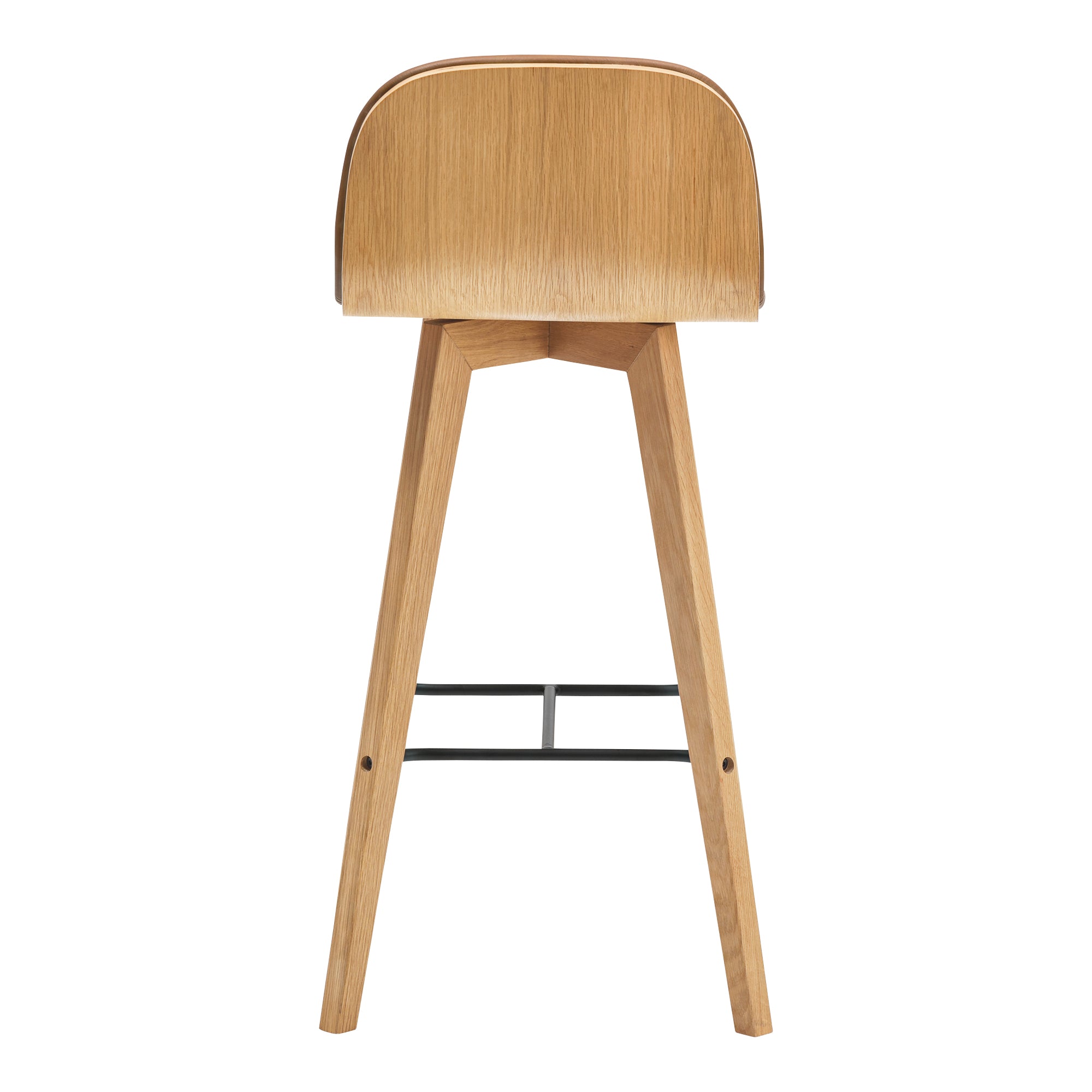 Napoli Leather Bar Stool