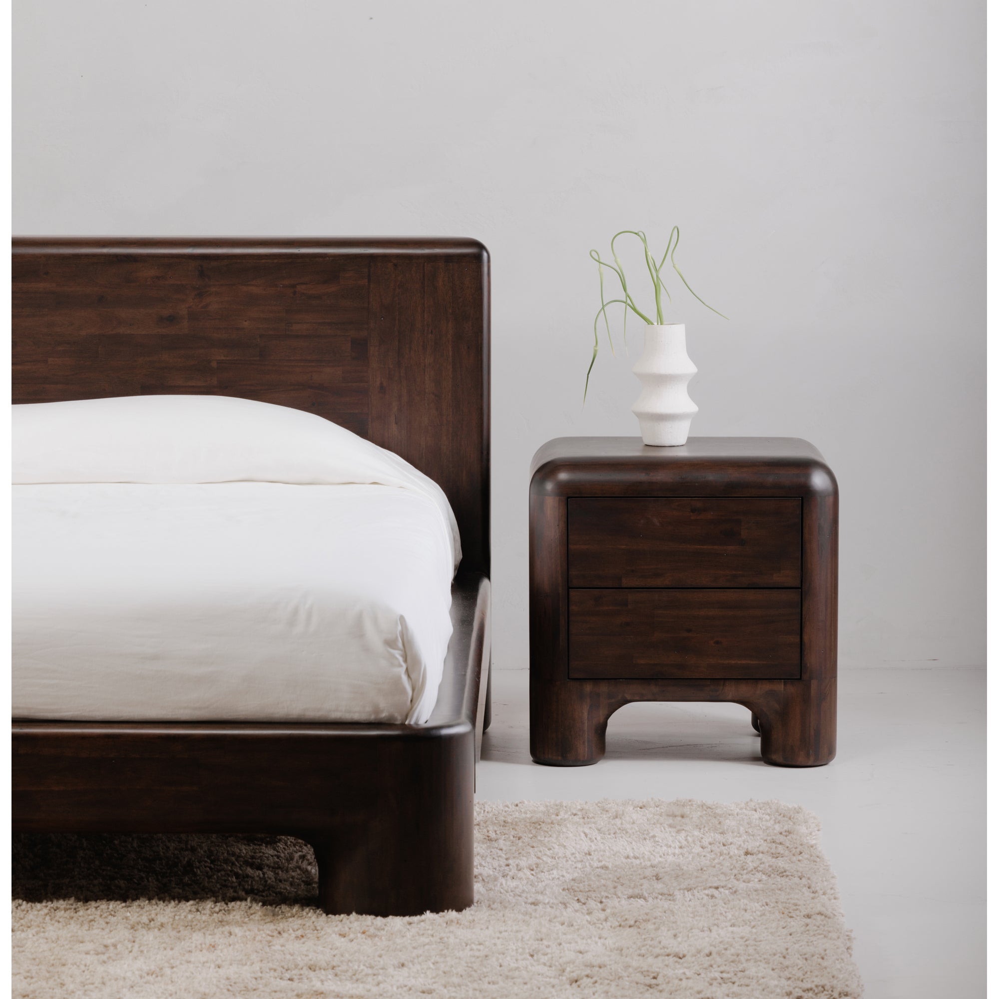 Rowan Nightstand Dark Brown